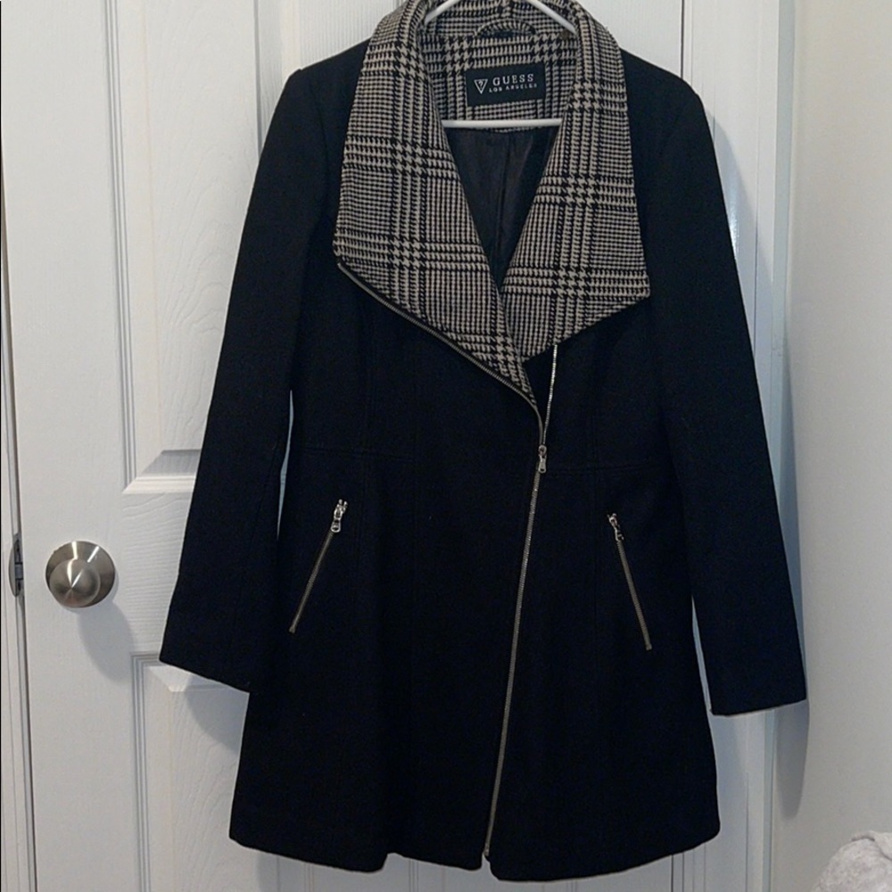 Houndstooth Guess peacoat